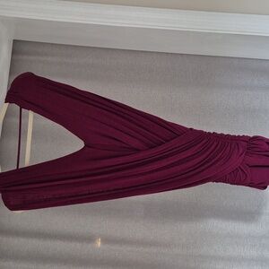 Body hugging Wine Dress